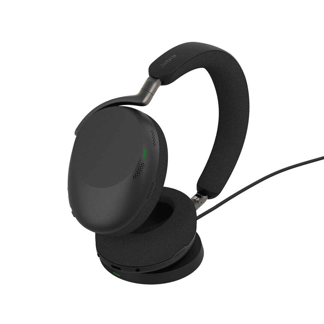 Jabra Evolve3 85 Headset Draadloos Hoofdband Oproepen/muziek USB Type-C Bluetooth Zwart