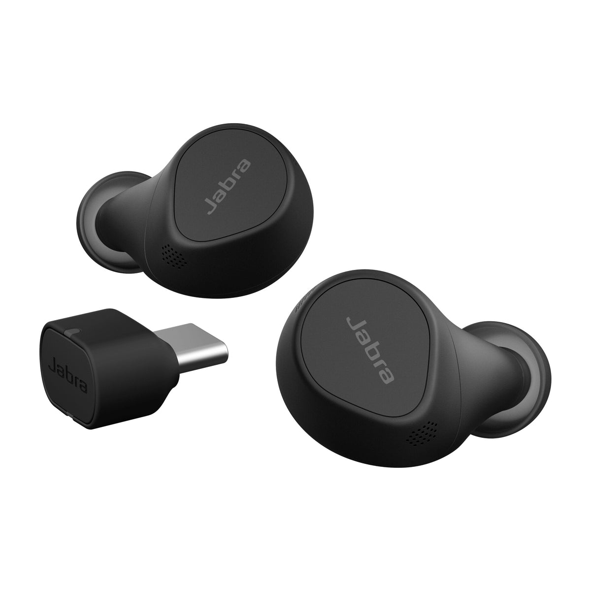 Jabra Evolve2 Buds Headset Draadloos In-ear Kantoor/callcenter USB Type-C / USB Type-A Bluetooth Zwart