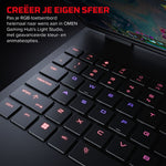HP HyperX OMEN 15-ga0070nd Intel® Core™ i7 i7-14650HX 38,9 cm (15.3") 2.5K 24 GB DDR5-SDRAM NVIDIA GeForce RTX 5060 Wi-Fi 6 (802.11ax) Windows 11 Home Zwart