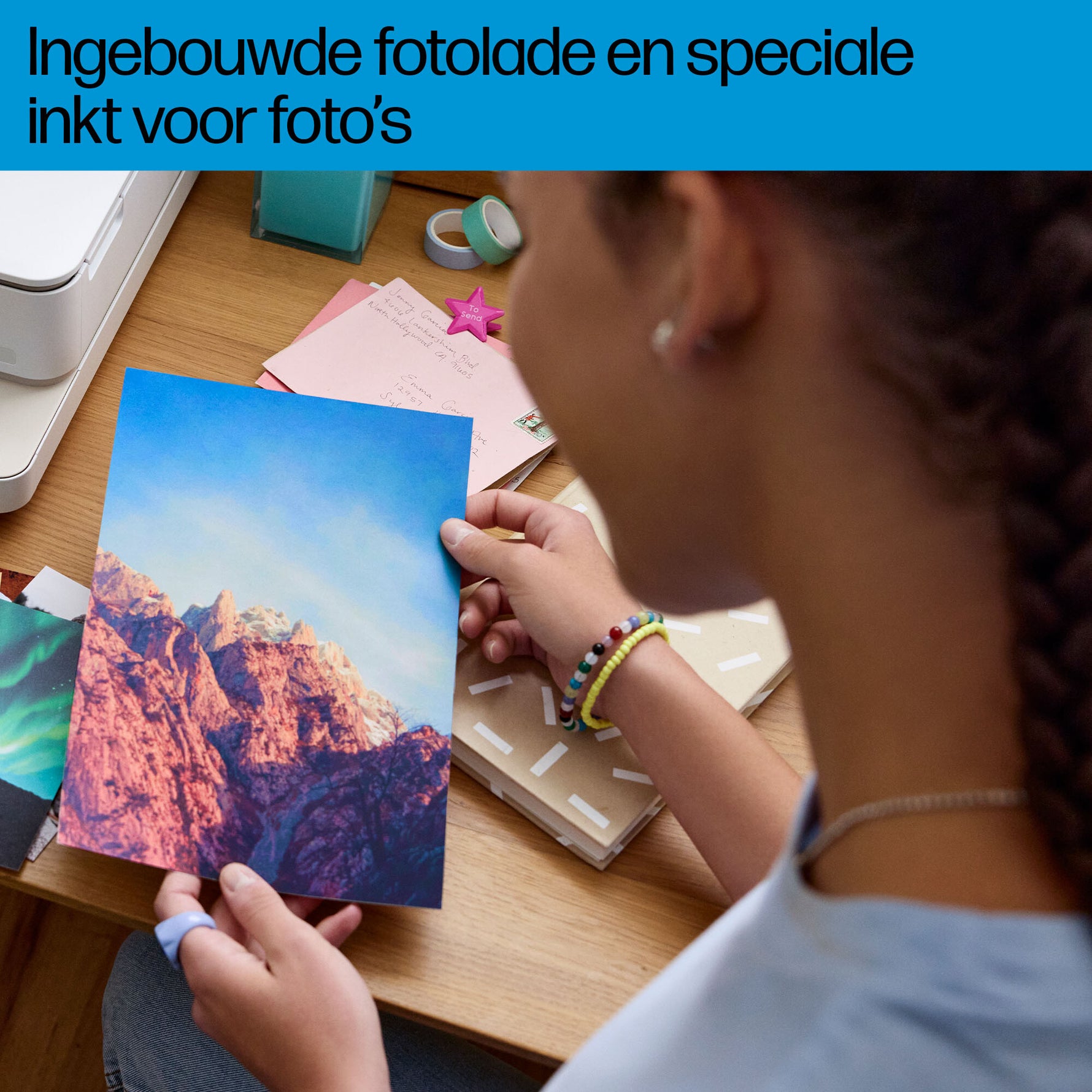 HP ENVY Inspire 7920e Draadloos All-in-One Kleur Printer, Instant Ink; Kopieerapparaat, scanner