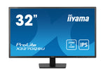 iiyama ProLite X3270QSU-B1 computer monitor 80 cm (31.5") 2560 x 1440 Pixels Wide Quad HD LED Zwart