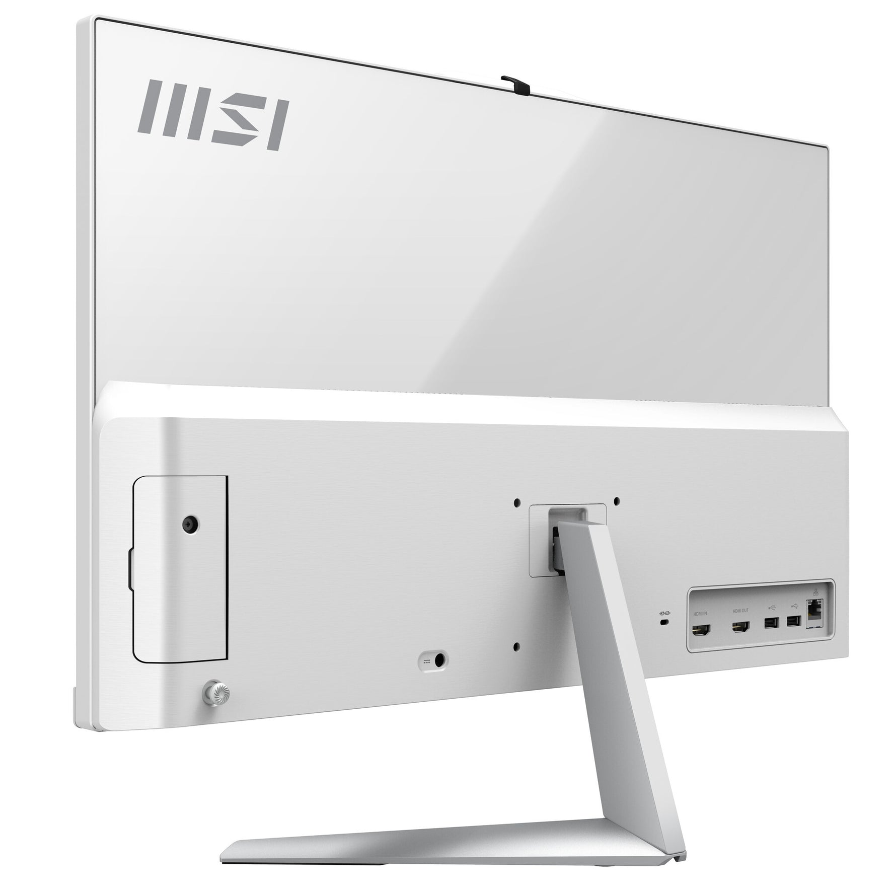 MSI Modern AM242 1M-1220EU Intel Core 5 120U 60,5 cm (23.8") 1920 x 1080 Pixels Alles-in-één-pc 8 GB DDR5-SDRAM 512 GB SSD Windows 11 Pro Wi-Fi 6E (802.11ax) Wit