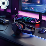 Glorious Gaming Glorious GHS Eternal RGB - Stereo RGB headset voor pc, PS5, PS4, Switch - Custom-tuned, gekantelde drivers, verstelbare, kristalheldere, afneembare mic, USB-C - Duurzaam, dag/nacht comfort - Zwart