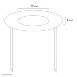 Neomounts FPMA-CRS5 Afdekrozet - diam. 52 mm