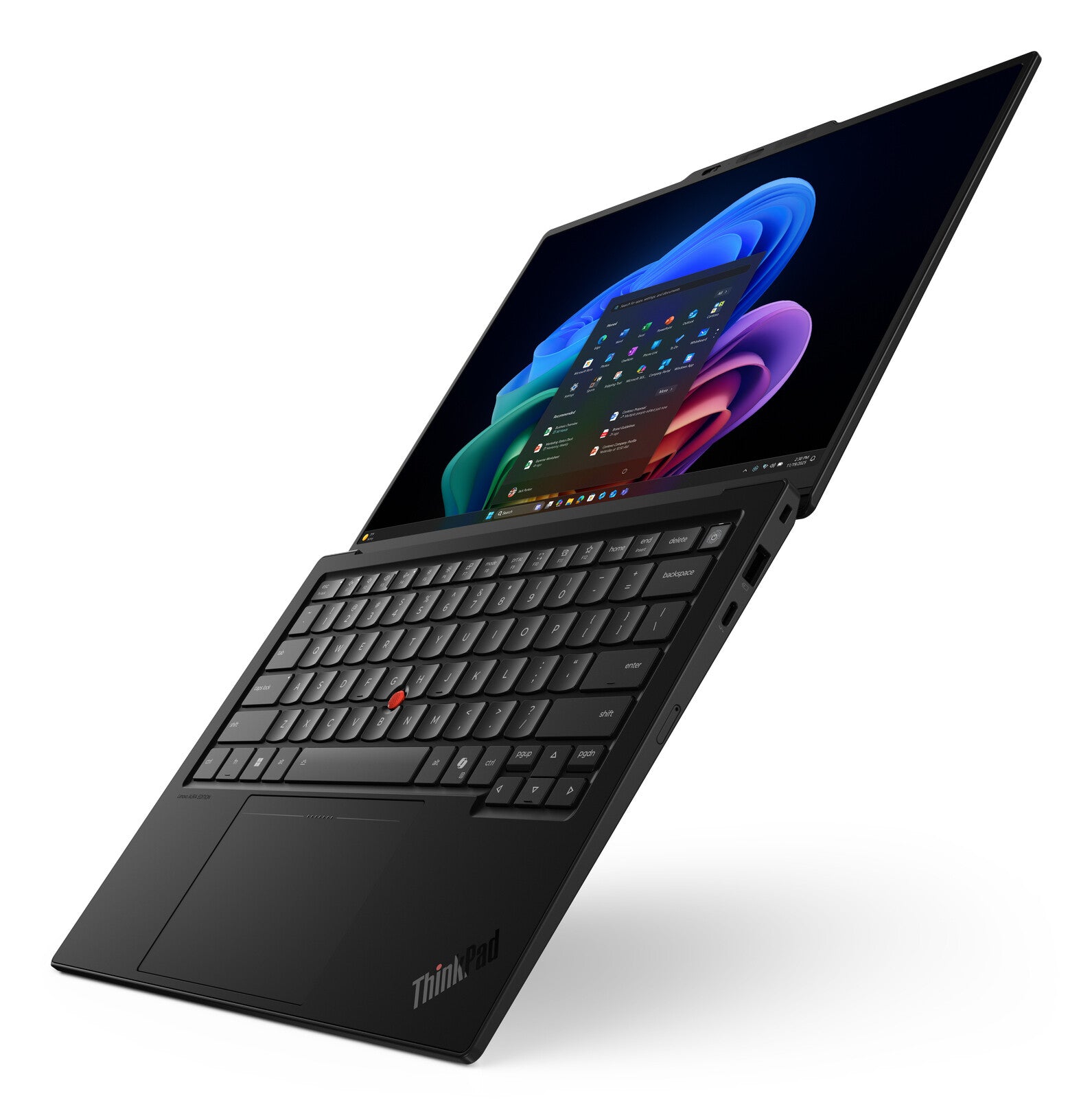 Lenovo ThinkPad X1 Carbon Gen 14 Aura Edition Copilot+ PC Intel Core Ultra 7 355 Laptop 35,6 cm (14") Touchscreen WUXGA 32 GB LPDDR5x-SDRAM 512 GB SSD Wi-Fi 7 (802.11be) Windows 11 Pro Engels Zwart