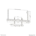 Neomounts AV45-500BL Laptophouder kit 43-110" - VESA - max 2,5 kg - universeel