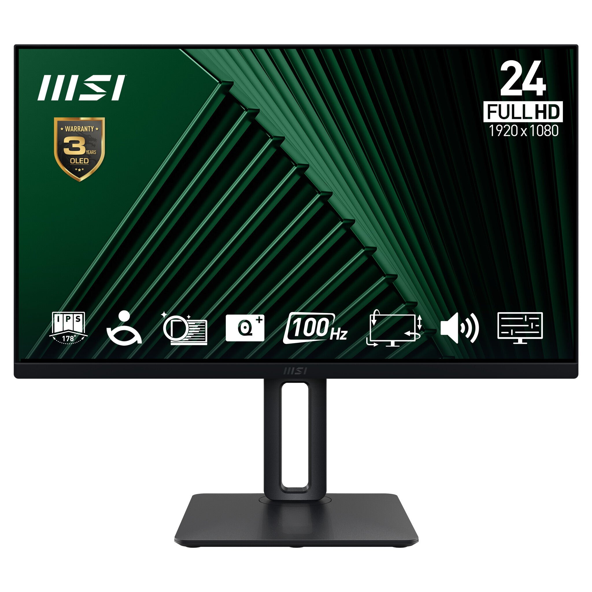 MSI Pro MP245PG computer monitor 60,5 cm (23.8") 1920 x 1080 Pixels Full HD LCD Zwart