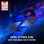 ASUS ROG Strix G16 G614FR-S5252W AMD Ryzen™ 9 9955HX Laptop 40,6 cm (16") WQXGA 32 GB DDR5-SDRAM 1 TB SSD NVIDIA GeForce RTX 5070 Ti Wi-Fi 6E (802.11ax) Windows 11 Home Nederlands Groen, Grijs