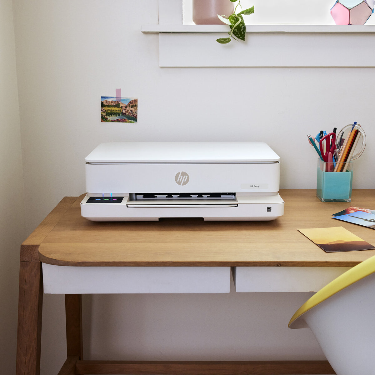 HP Envy 6130 All-in-One Kleur Printer, Foto's printen; Kopieerapparaat, Scanner