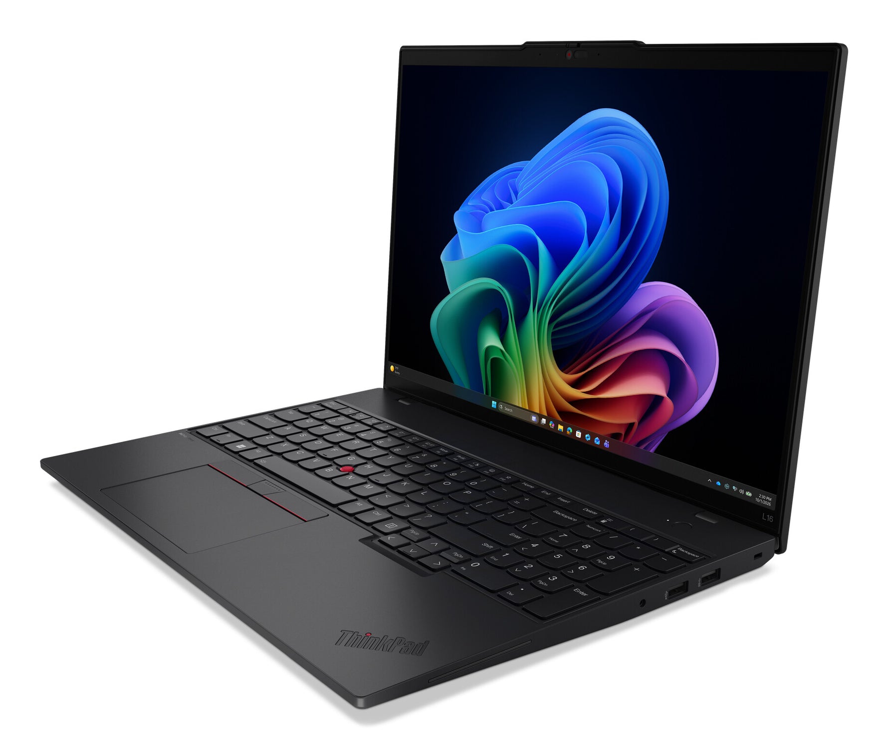 Lenovo ThinkPad L16 Gen 3 (AMD) Copilot+ PC AMD Ryzen AI 5 430 Laptop 40,6 cm (16") WUXGA 16 GB DDR5-SDRAM 512 GB SSD Wi-Fi 7 (802.11be) Windows 11 Pro Engels Zwart