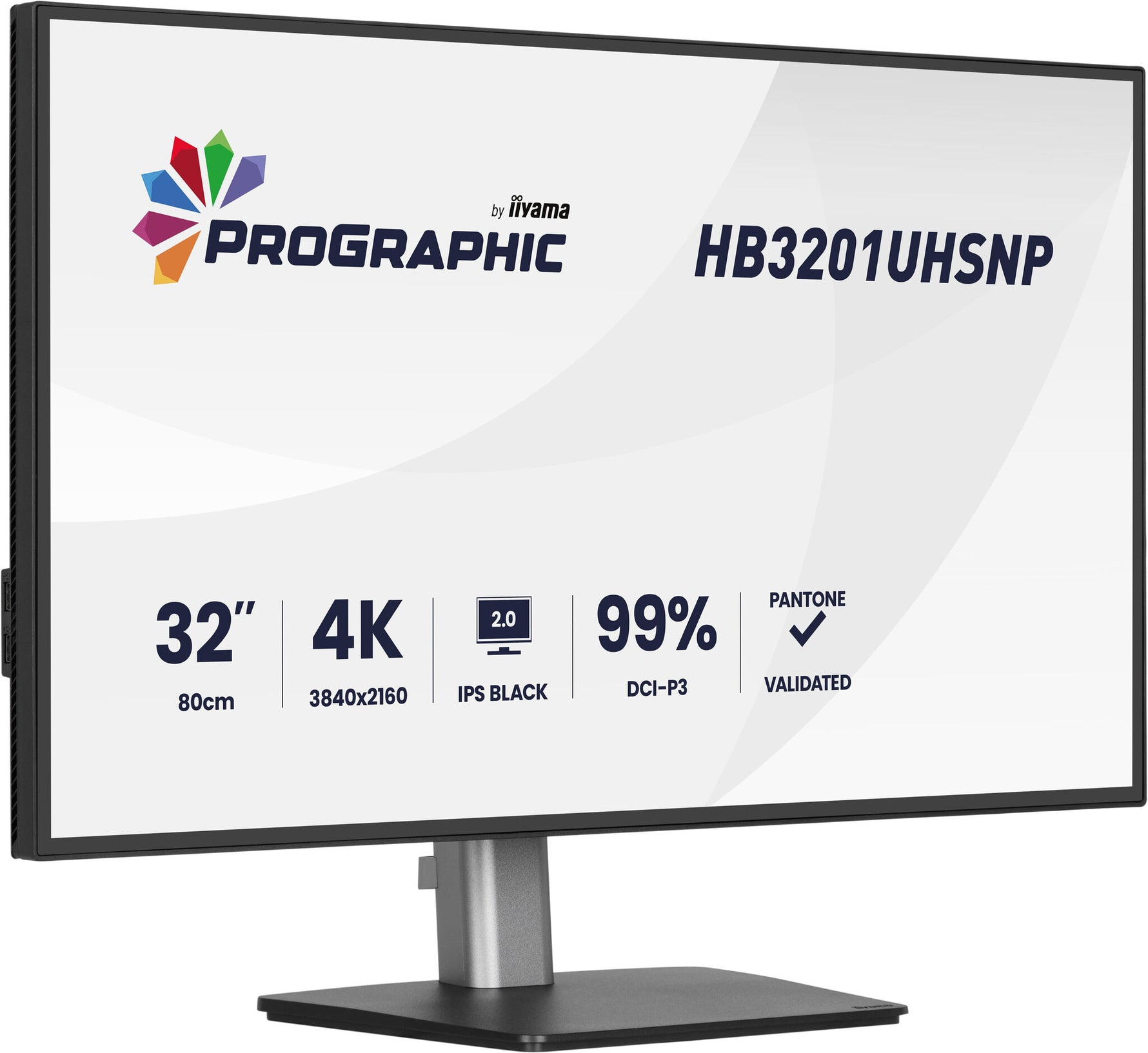 iiyama ProGraphic HB3201UHSNP-B1 computer monitor 80 cm (31.5") 3840 x 2160 Pixels 4K Ultra HD Zwart