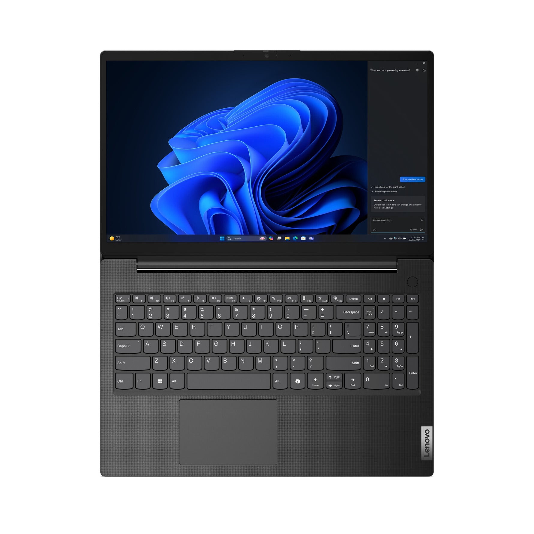 Lenovo V15 G5 IRL Intel® Core™ i5 i5-13420H Laptop 39,6 cm (15.6") Full HD 16 GB DDR5-SDRAM 512 GB SSD Wi-Fi 6 (802.11ax) Windows 11 Pro Belgisch Zwart