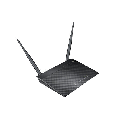ASUS RT-N12E C1 N300 draadloze router Fast Ethernet Single-band (2.4 GHz) Zwart, Metallic