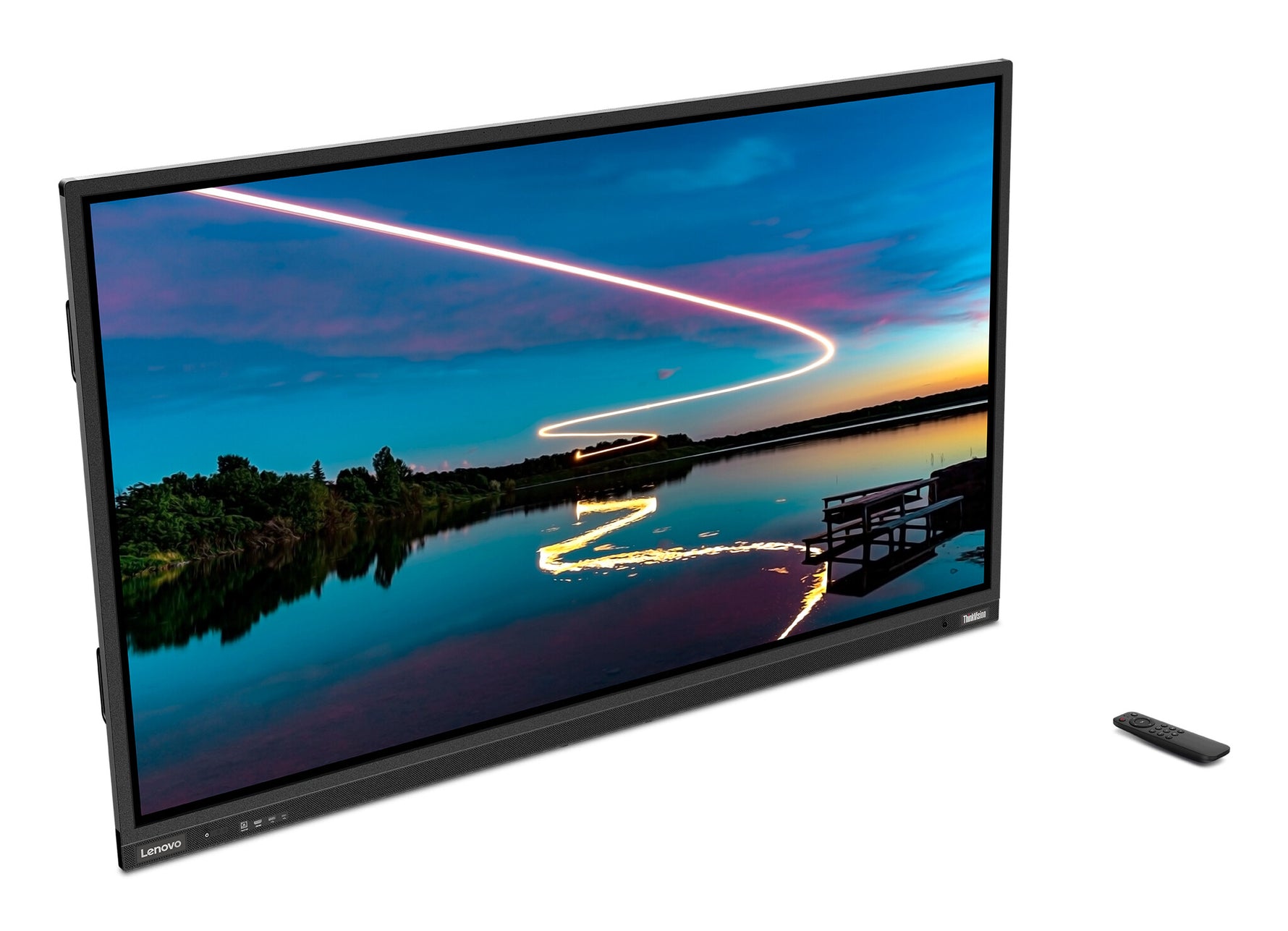 Lenovo ThinkVision T86 computer monitor 2,18 m (86") 3840 x 2160 Pixels 4K Ultra HD LED Touchscreen Zwart