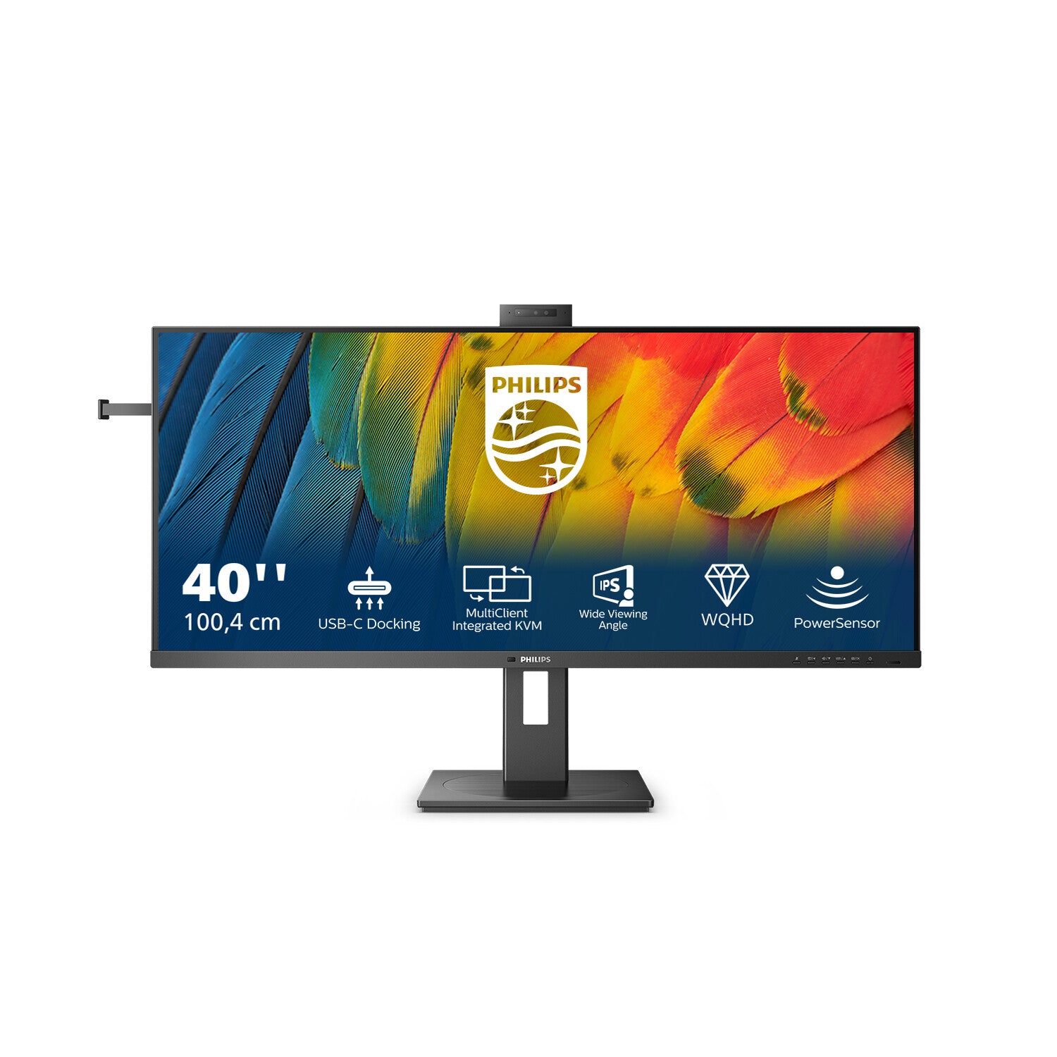 Philips 5000 series 40B1U5601H/00 computer monitor 101,6 cm (40") 3440 x 1440 Pixels Wide Quad HD LCD Zwart