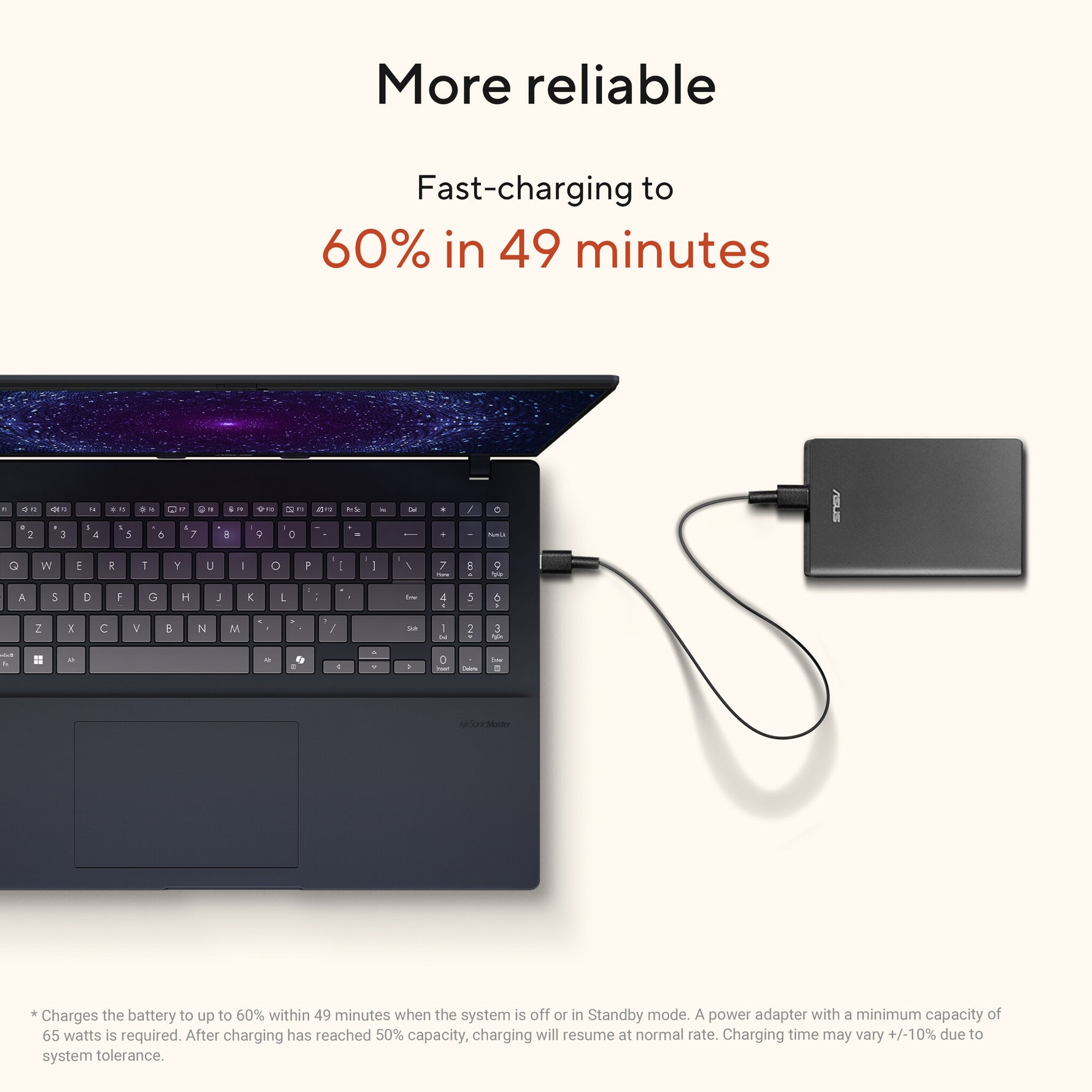 ASUS Vivobook 16 M1607KA-MB164W Copilot+ PC AMD Ryzen AI 5 330 Laptop 40,6 cm (16") WUXGA 16 GB DDR5-SDRAM 512 GB SSD Wi-Fi 6 (802.11ax) Windows 11 Home Nederlands Blauw
