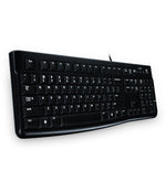LOGITECH K120 Corded Keyboard black USB - EER (ETI)