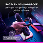 Glorious Gaming Glorious GHS Eternal RGB - Stereo RGB headset voor pc, PS5, PS4, Switch - Custom-tuned, gekantelde drivers, verstelbare, kristalheldere, afneembare mic, USB-C - Duurzaam, dag/nacht comfort - Zwart
