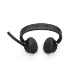 Lenovo 6550 Headset Draadloos Hoofdband Kantoor/callcenter USB Type-C Bluetooth Zwart