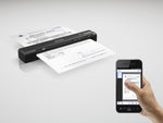 Epson WorkForce ES-60W, snelle draadloze mobiele A4-scanner met Wi-Fi-connectiviteit, ScanSmart-technologie en LCD-scherm
