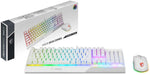 MSI VIGOR GK30 toetsenbord Inclusief muis Gamen USB QWERTY US International Wit