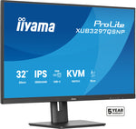 iiyama ProLite XUB3297QSNP-B1 computer monitor 81,3 cm (32") 2560 x 1440 Pixels Quad HD LED Zwart