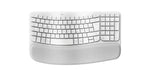 LOGITECH Wave Keys wireless ergonomic keyboard - OFFWHITE - (DE) - 2.4GHZ/BT - N/A - CENTRAL-419 - UNIVERSAL