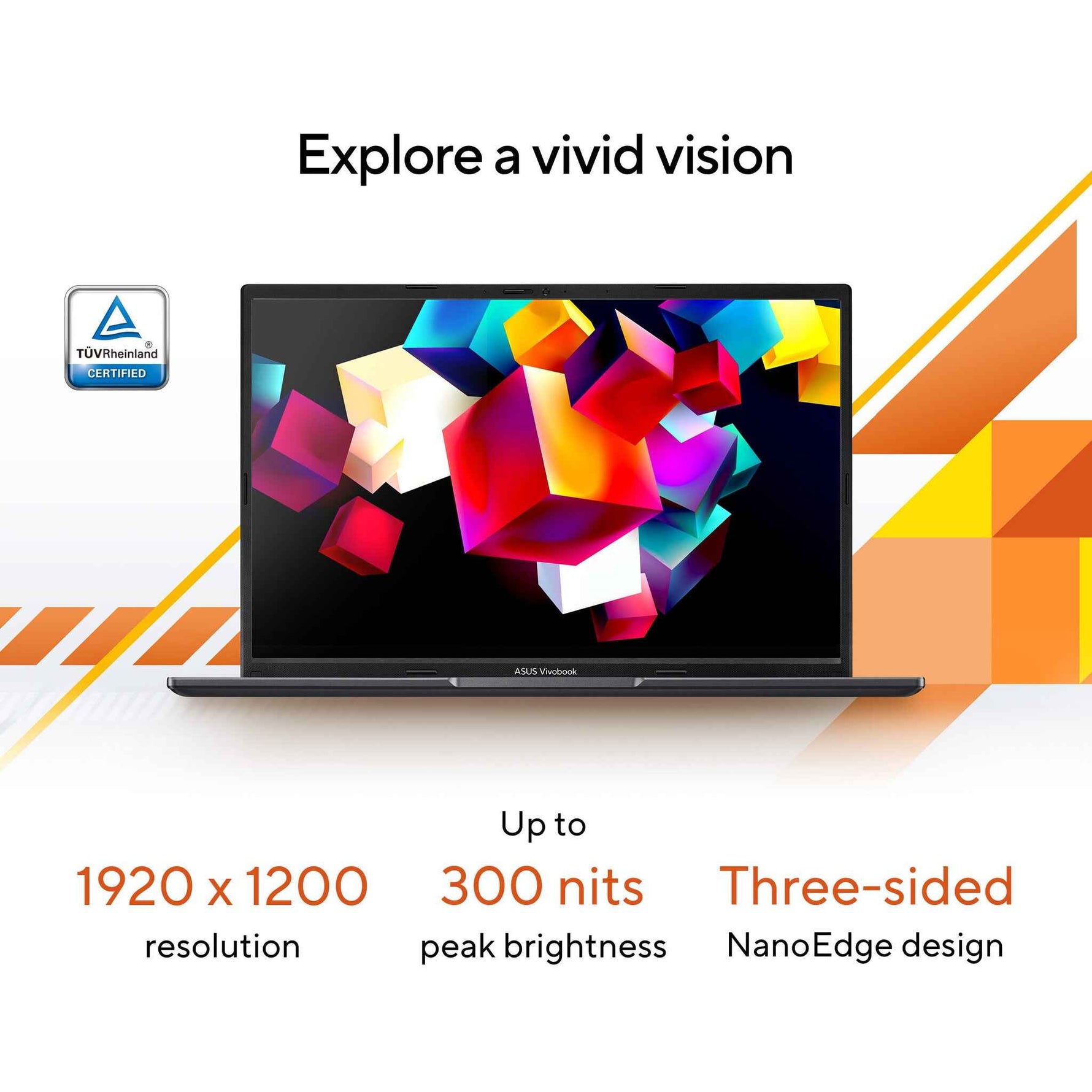 ASUS Vivobook 14 M1405NAQ-LY025W AMD Ryzen™ 7 170 Laptop 35,6 cm (14") WUXGA 16 GB DDR5-SDRAM 512 GB SSD Wi-Fi 6 (802.11ax) Windows 11 Home Nederlands Zwart