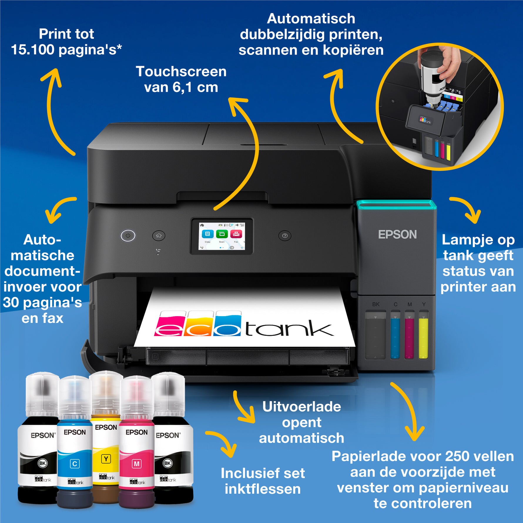 Epson EcoTank ET-4950 Inkjet A4 4800 x 1200 DPI 35 ppm Wifi