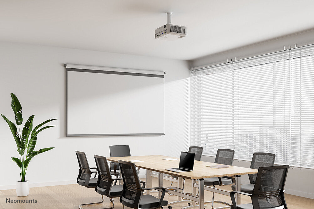 Neomounts BEAMER-C80WHITE Beamer plafondbeugel - h 13-20 cm - full motion