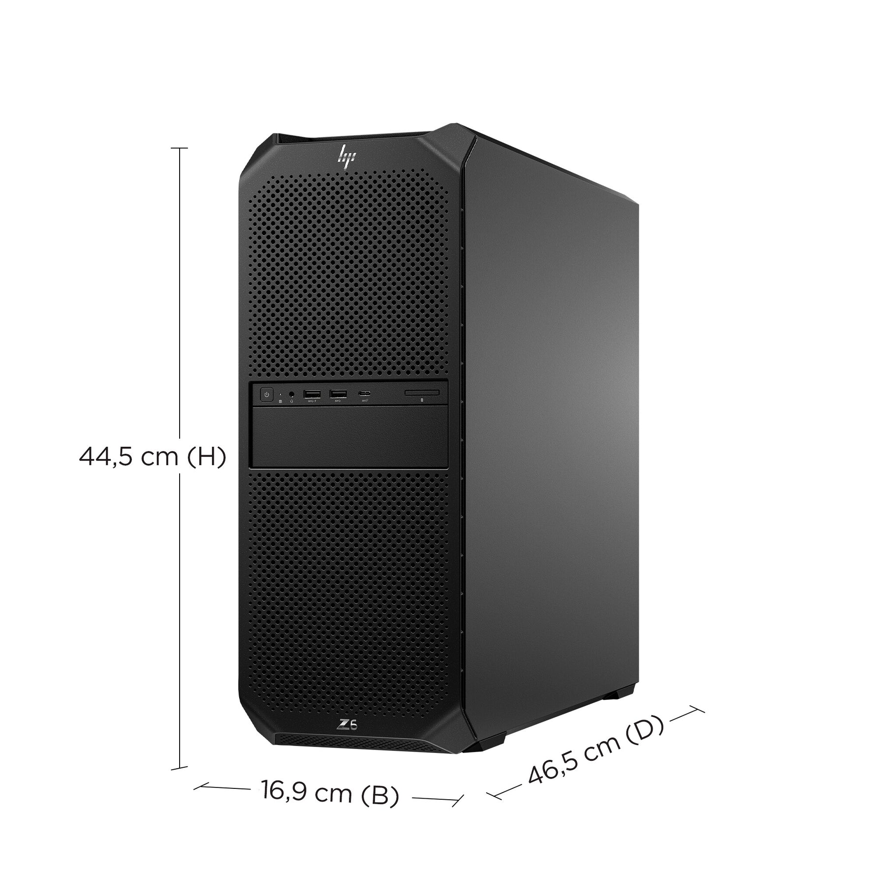 HP Z6 G5 A AMD Ryzen Threadripper PRO 7955WX 32 GB DDR5-SDRAM 1 TB SSD Windows 11 Pro Tower Workstation AI Workstation Zwart