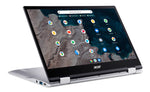 Acer Chromebook CP513-1HL-S1YN Snapdragon 7c 33,8 cm (13.3") Touchscreen Full HD 8 GB LPDDR4x-SDRAM 128 GB eMMC Wi-Fi 5 (802.11ac) ChromeOS voor ondernemingen Zilver