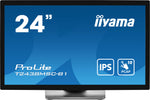 iiyama ProLite T2438MSC-B1 computer monitor 60,5 cm (23.8") 1920 x 1080 Pixels Full HD LED Touchscreen Zwart