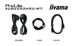iiyama ProLite XUB2293HSU-W7 computer monitor 54,6 cm (21.5") 1920 x 1080 Pixels Full HD LED Wit