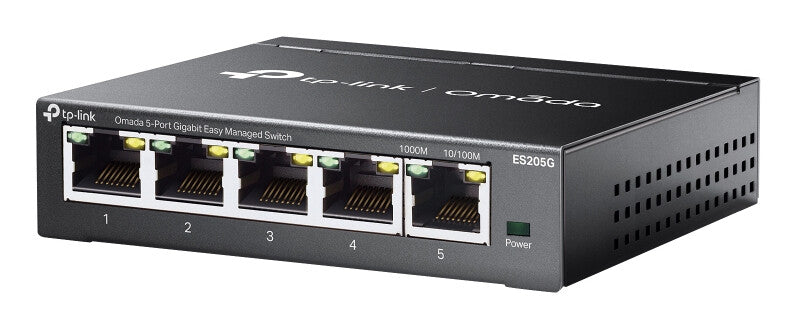 TP-Link Omada ES205G netwerk-switch Managed Gigabit Ethernet (10/100/1000) Zwart