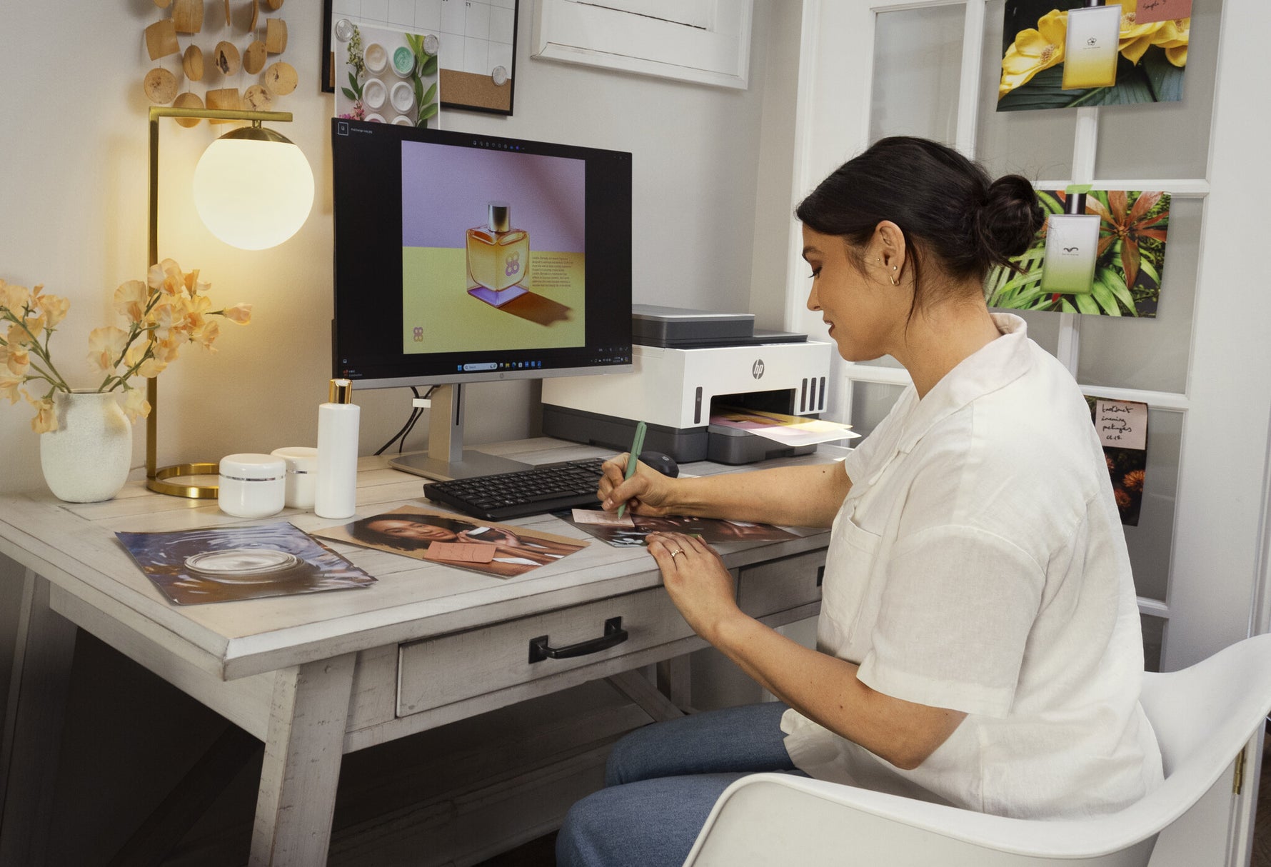 HP Smart Tank 7306 Draadloos All-in-One Kleur Printer, Dubbelzijdig printen; Kopieerapparaat, Scanner