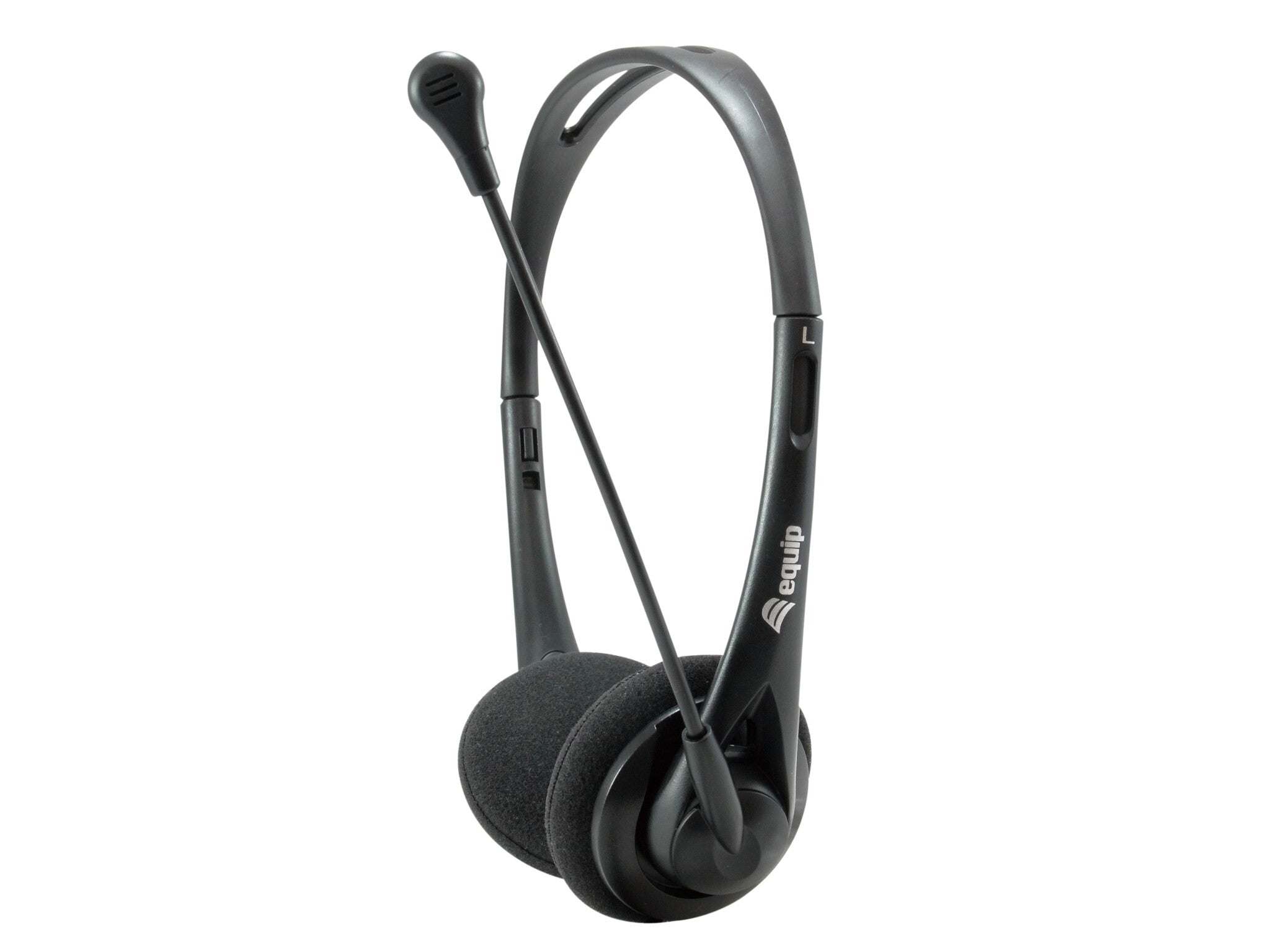 Equip Chat Headset Bedraad Hoofdband Oproepen/muziek Zwart