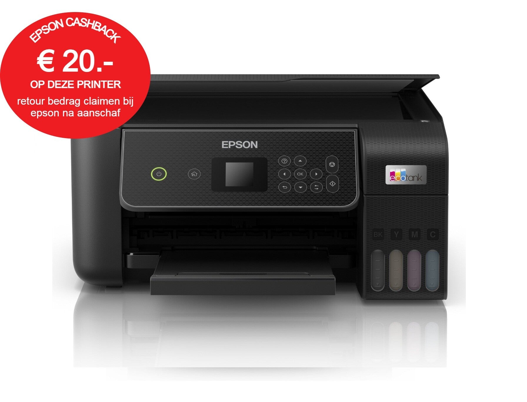 Epson EcoTank ET-2870 A4 multifunctionele Wi-Fi-printer met inkttank, inclusief tot 3 jaar inkt