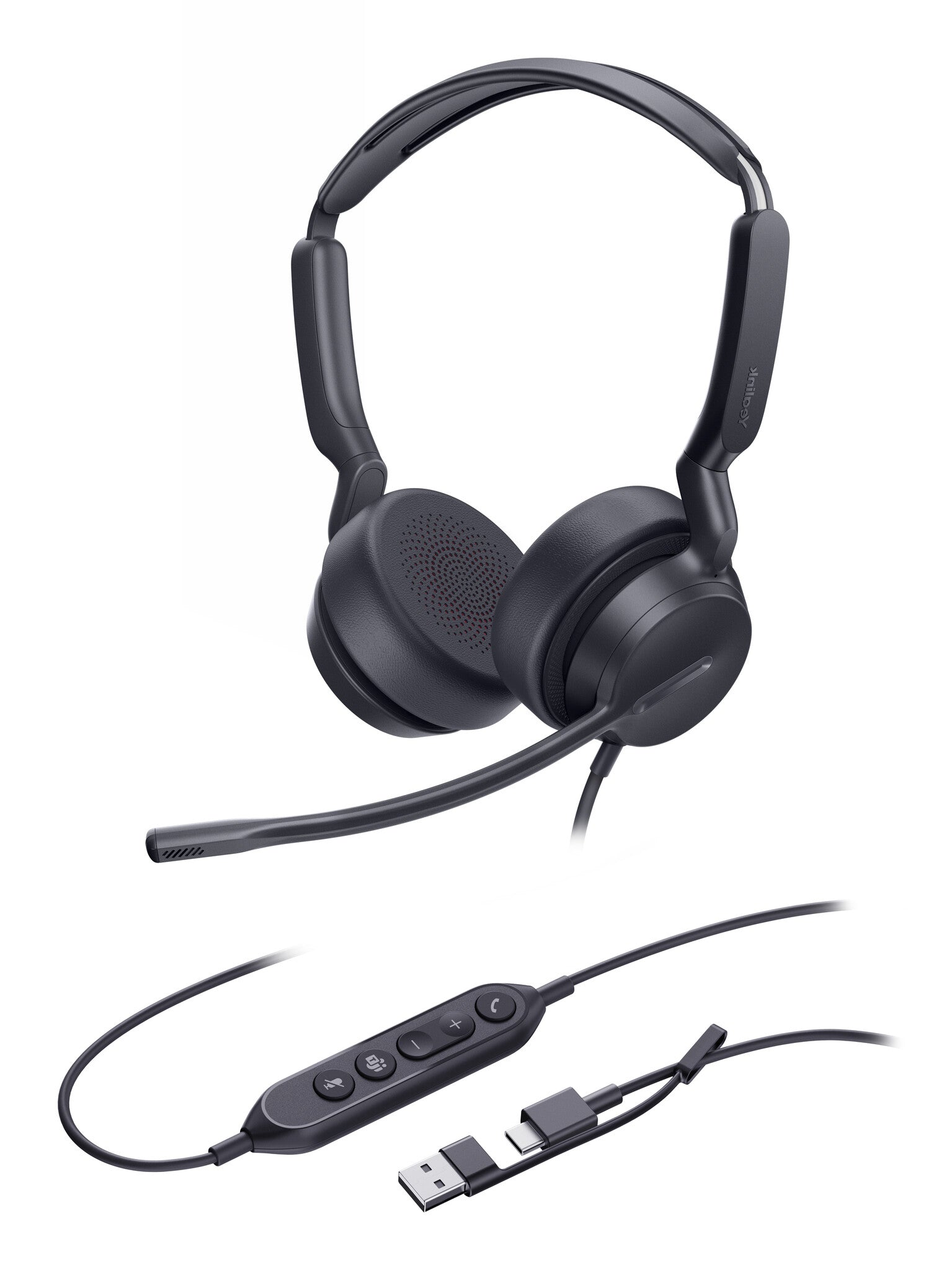 Yealink Dual Teams-headset met USB-C/A-aansluiting