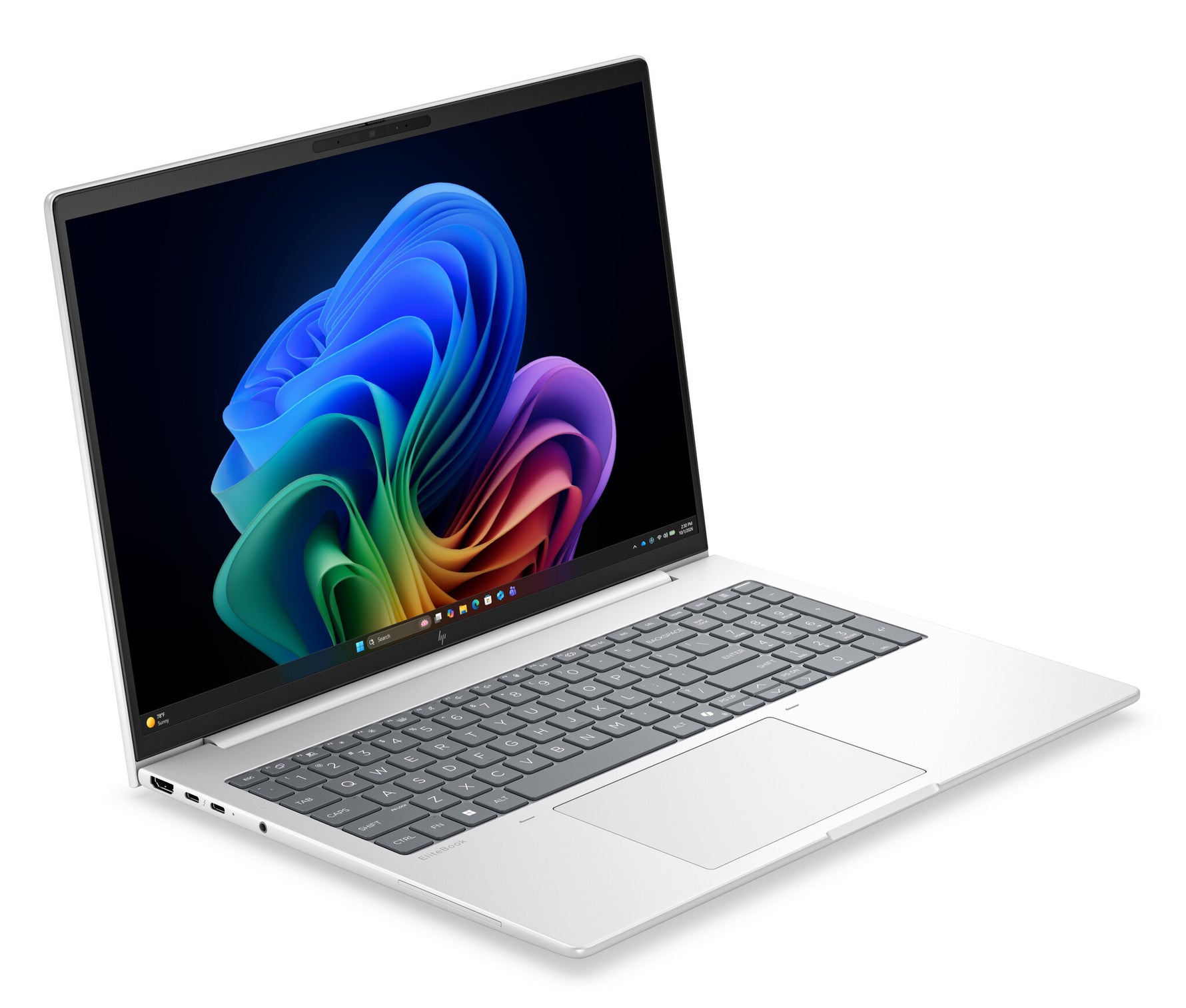 HP EliteBook 8 G2i 16 Next Gen AI PC Copilot+ PC Intel Core Ultra 5 325 Laptop 40,6 cm (16") WUXGA 16 GB DDR5-SDRAM 512 GB SSD Wi-Fi 7 (802.11be) Windows 11 Pro Zilver QWERTY
