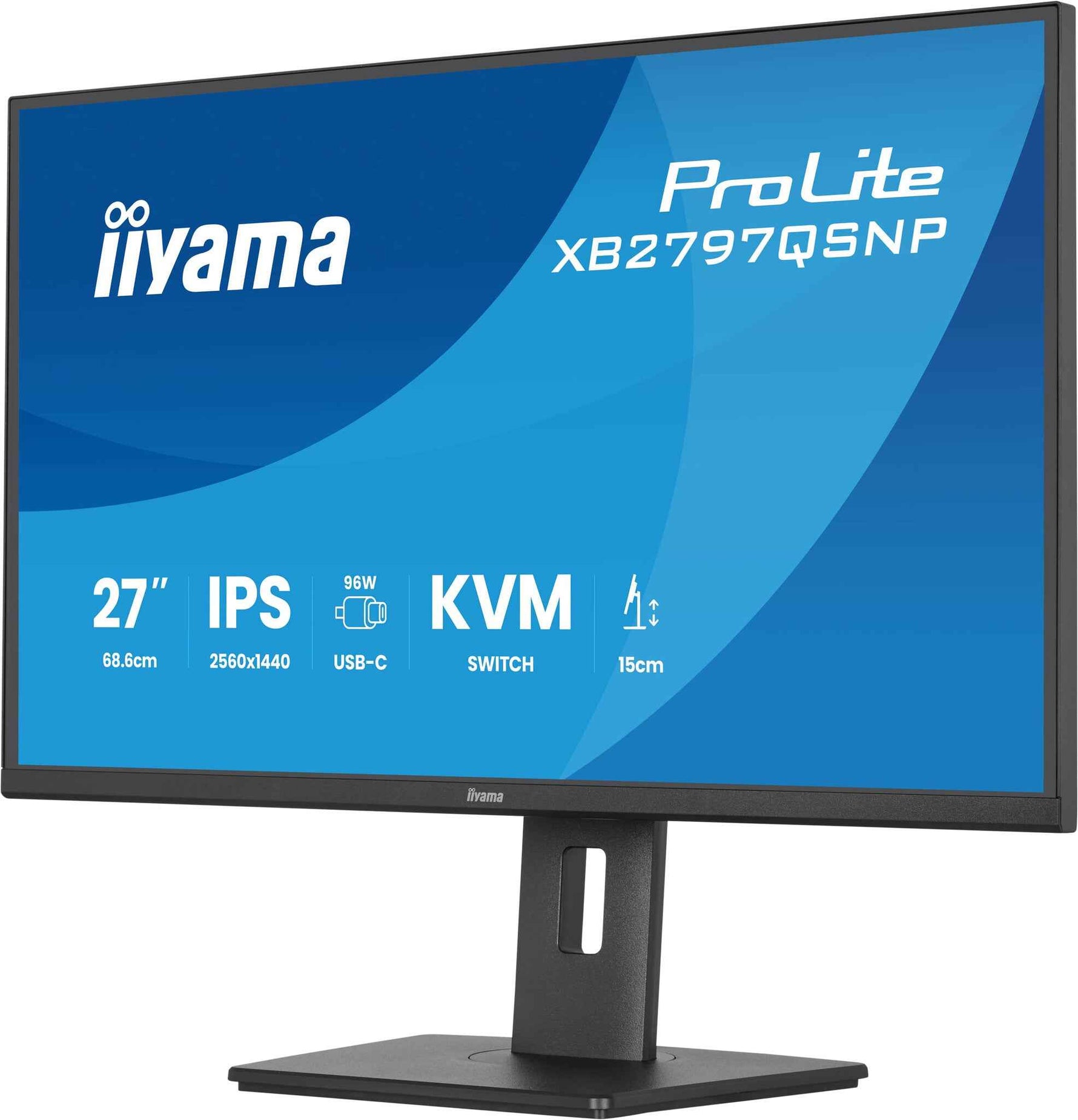 iiyama ProLite XB2797QSNP-B1 computer monitor 68,6 cm (27") 2560 x 1440 Pixels Quad HD LED Zwart