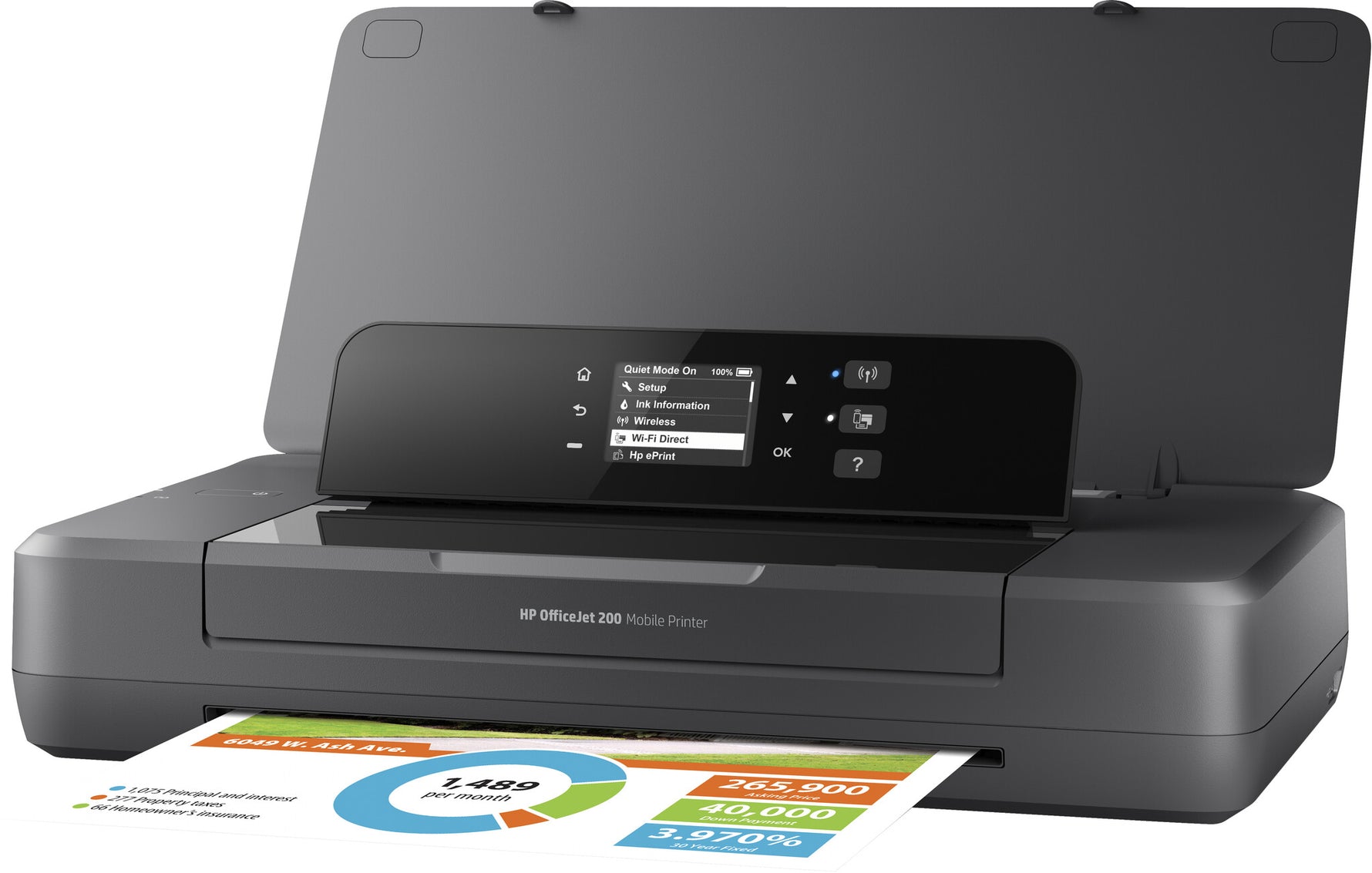 HP Officejet 200 Mobile draadloze kleurenprinter