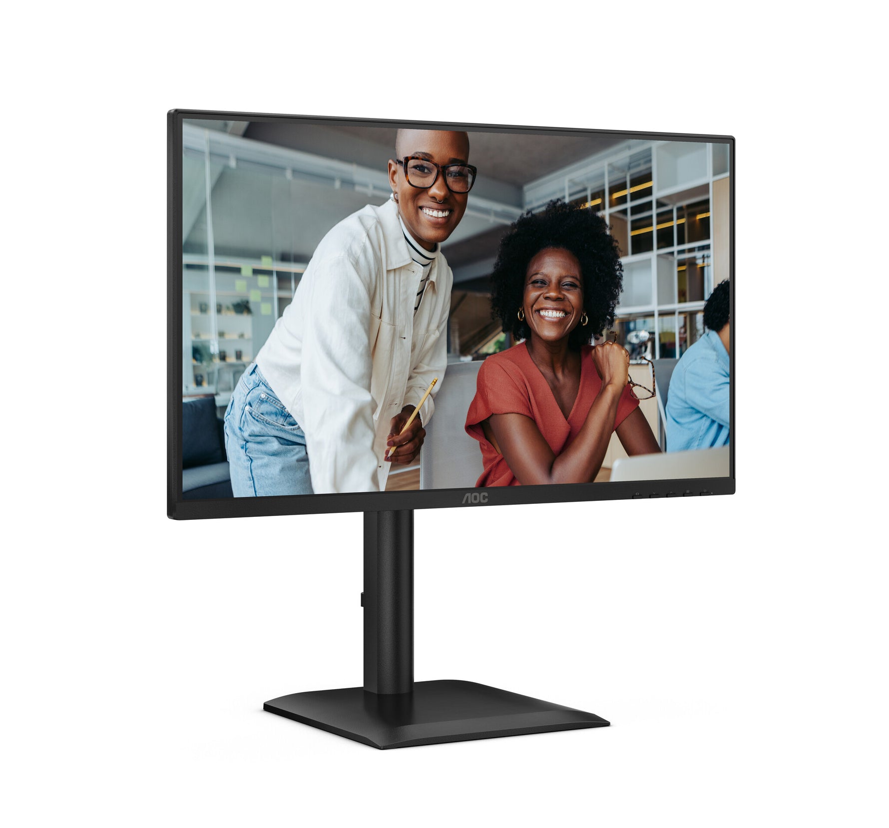 AOC E4 24E4CV computer monitor 60,5 cm (23.8") 1920 x 1080 Pixels Full HD LED Zwart