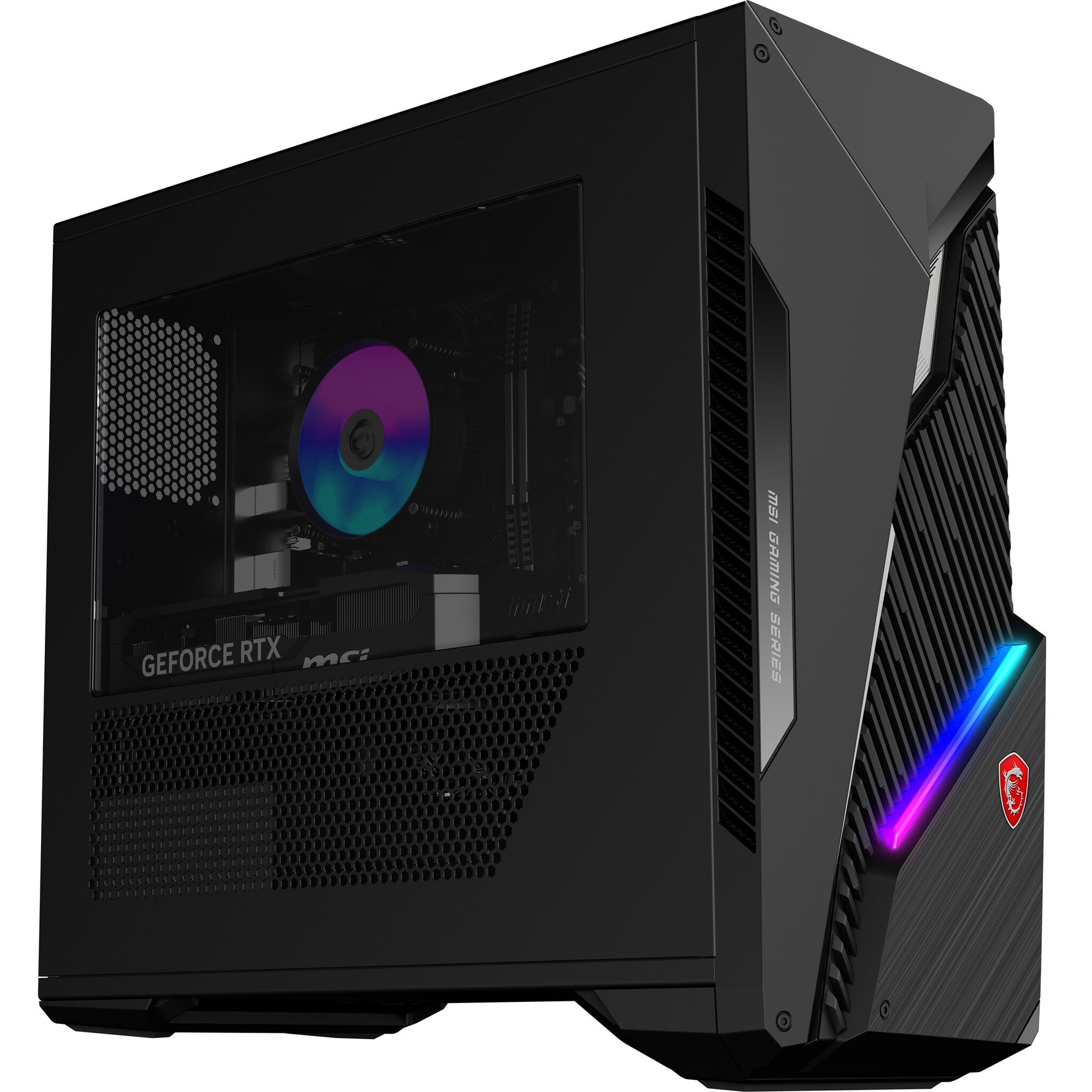MSI MAG Infinite S3 14NVP5-2829EU Intel® Core™ i5 i5-14400F 16 GB DDR5-SDRAM 1 TB SSD NVIDIA GeForce RTX 5070 Windows 11 Home Desktop PC Zwart