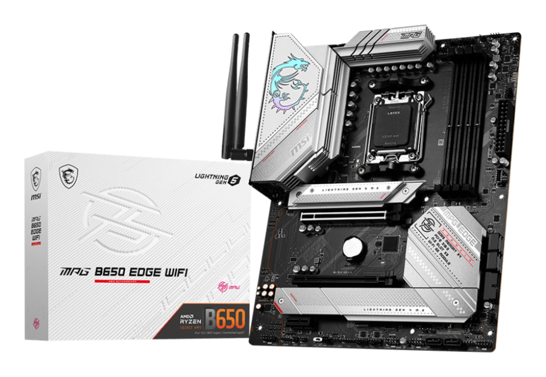MSI MPG B650 EDGE WIFI moederbord AMD B650 Socket AM5 ATX