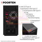 HP OMEN 35L GT16-0167nd Gaming Desktop Tower SnowballA 2C24 AMD RYZEN 78700F (PHOENIX) 5.00GHz 8 CORES ARGB 120mm 4 Heat BLK RAM KFURY16GB(2x8GB)DDR56000EXPORGBBL QWERTY AMD Ryzen™ 7 8700F 16 GB DDR5-SDRAM 1 TB SSD NVIDIA GeForce RTX 5060 Ti Windows 11 Ho