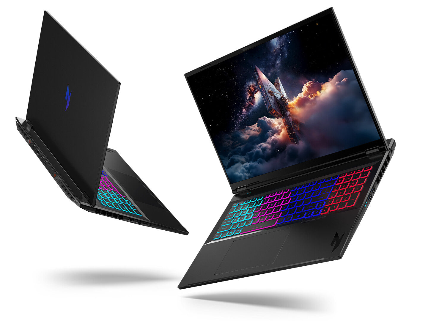 Acer Nitro 18 AI AN18-61-R0NJ Copilot+ PC AMD Ryzen AI 7 350 Laptop 45,7 cm (18") WQXGA 32 GB DDR5-SDRAM 1 TB SSD NVIDIA GeForce RTX 5070 Ti Wi-Fi 6E (802.11ax) Windows 11 Home Zwart