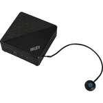 MSI Cubi 5 1M-498EU Intel Core 3 100U 8 GB DDR5-SDRAM 512 GB SSD Windows 11 Home Mini PC Zwart
