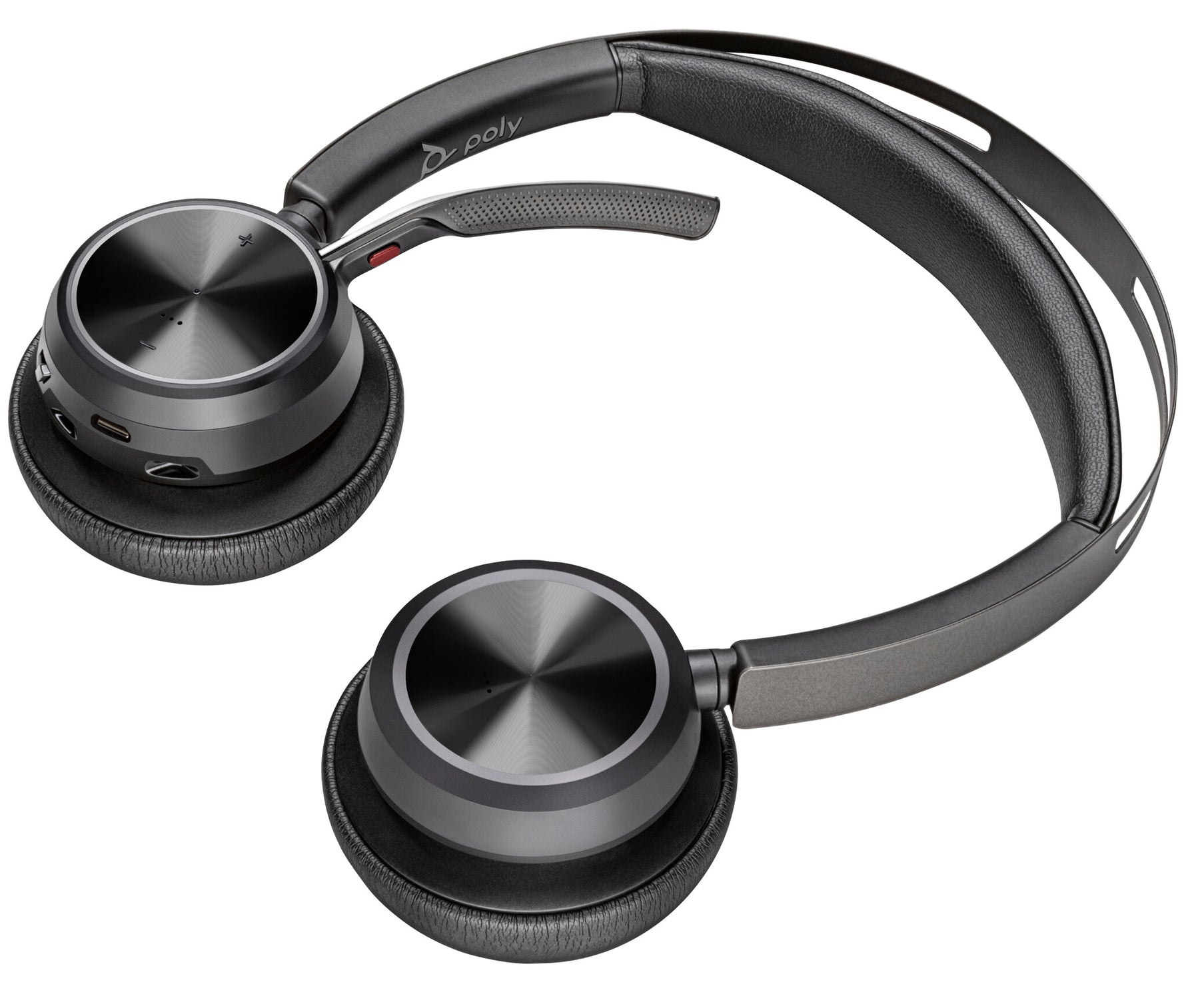 HP Poly Voyager Focus 2 USB-C-C Headset +USB-C/A Adapter +Oplaadstandaard