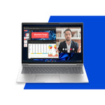 HP EliteBook 6 G2a 16 Next Gen AI PC AMD Ryzen AI 7 445 Laptop 40,6 cm (16") WUXGA 16 GB DDR5-SDRAM 512 GB SSD Wi-Fi 7 (802.11be) Windows 11 Pro Zilver QWERTY
